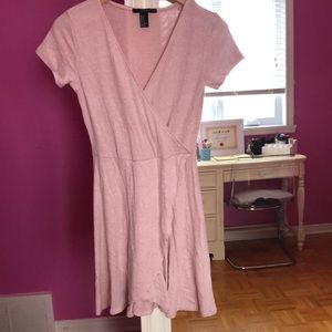 Forever 21 wrap dress in rose
